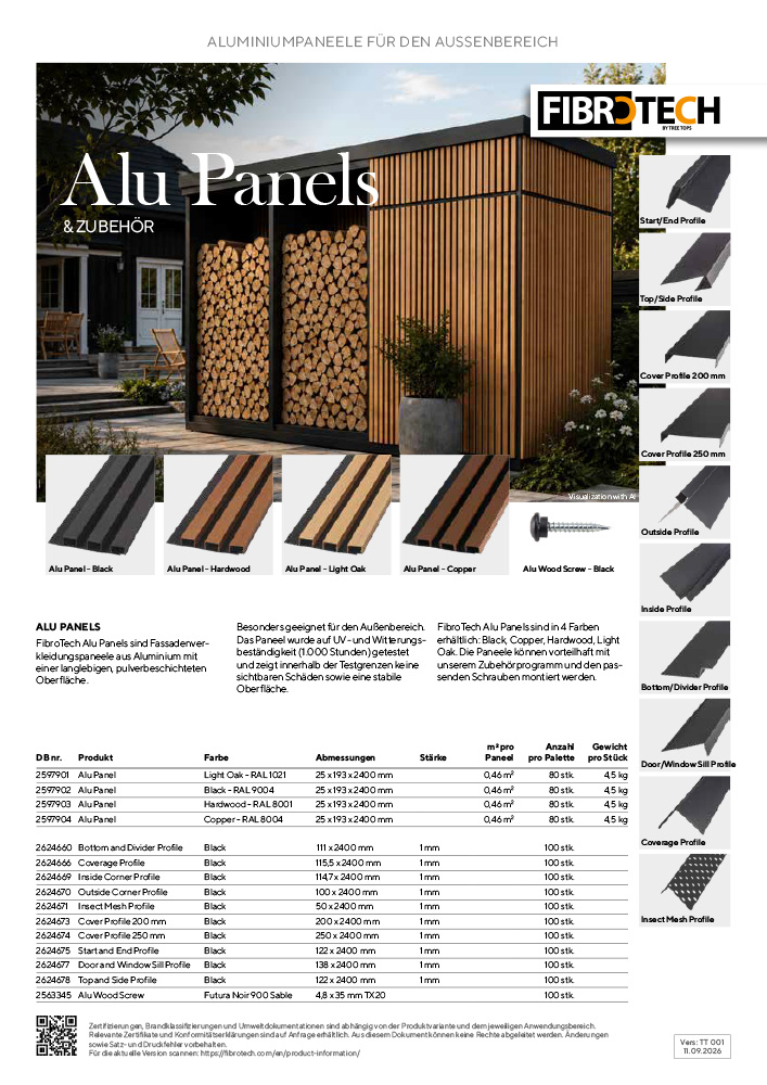 Datasheet-Alu-Panels