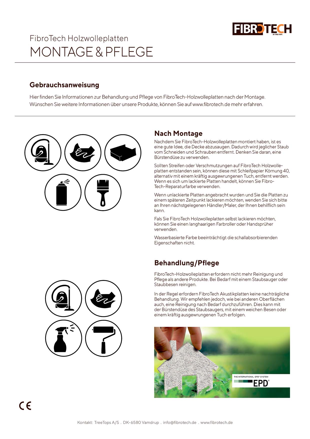 FibroTech Holzwolle Betrieb & Wartung